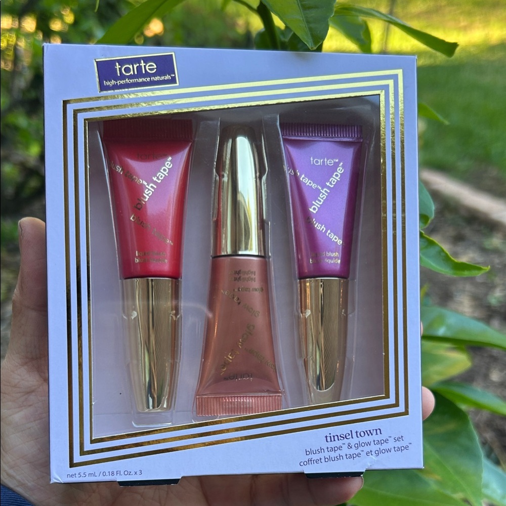 Tarte Blush Tape & Glow Tape Trio - Pink, Coral, Plum. 🆓 gift 🎁. End 05/15